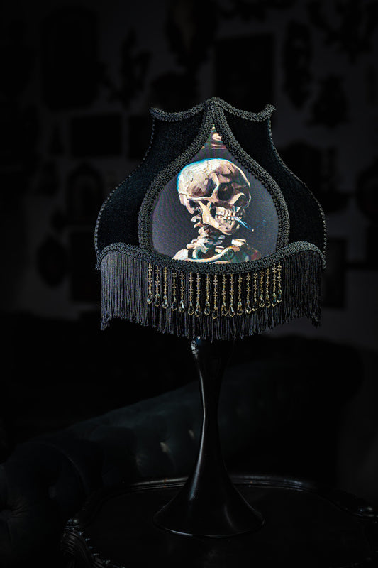 Smoking Skeleton - READY TO SHIP