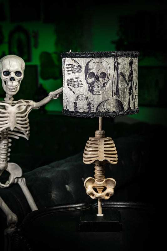 Skeleton Ribcage FULL LAMP - READY TO SHIP