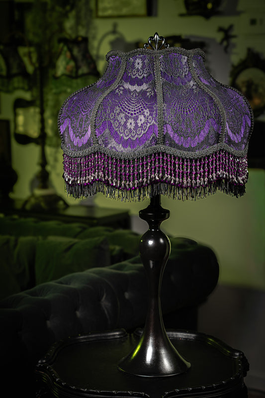 Purple Lace Velvet Corset - PRE-ORDER