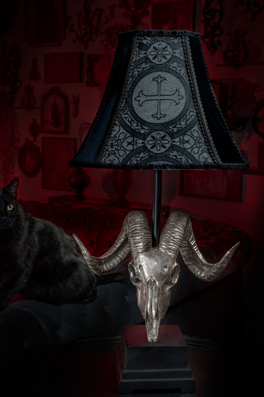 Ram Skull - FULL LAMP - READY TO SHIP